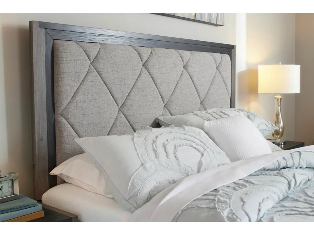NOVA BBTABA Bed Set Collection Light Gray Color King Size Bed