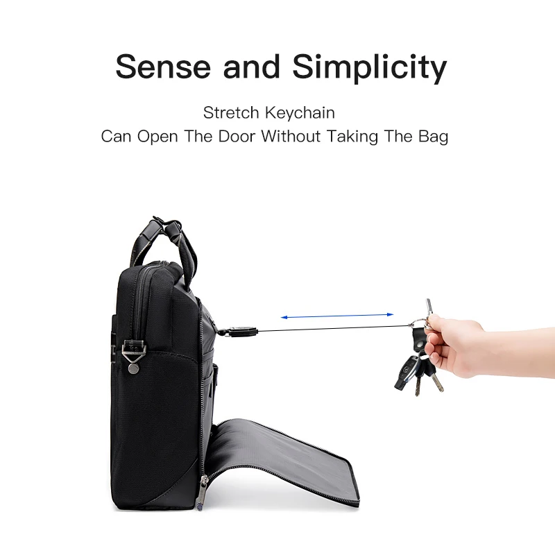 Arctic Hunter Luxury Waterproof Laptop Briefcase