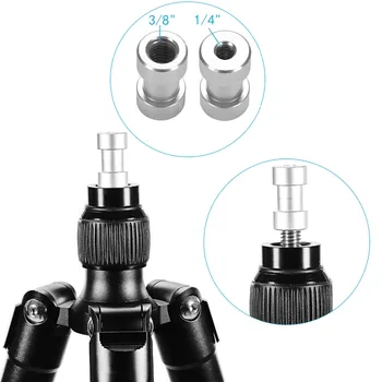 Neewer 15 Pieces 1/4"3/8"Metal Threaded Screw Converter Adapter for DSLR Camera,Tripod,Shoulder Rig,Light Stand,Camera detail image