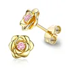 E4284 yellow gold + pink