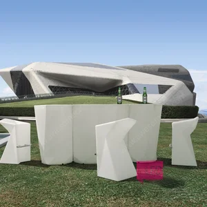 Contemporary Stylish Reception Desk Bar Nightclub Hotel Company Lighting Desk Reception Counter with LED Light