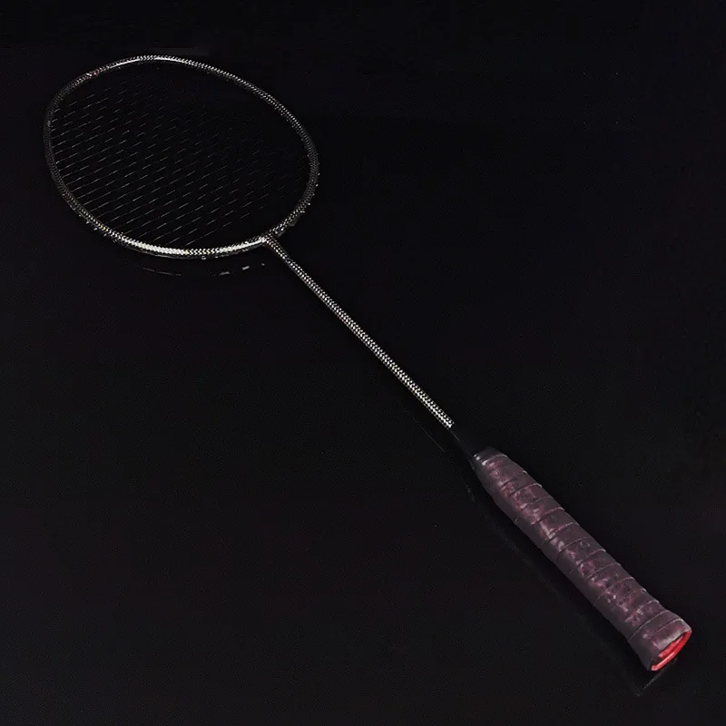 Streel Racket 4U High Steel Full Carbon Titanium Badminton Racket