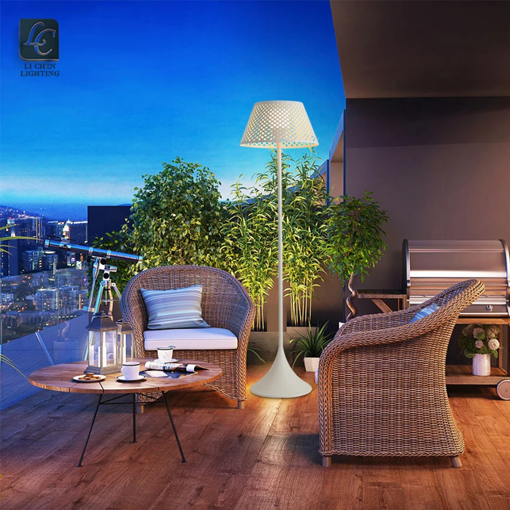 HW09 Solar Courtyard Light Lawn Light Outdoor Waterproof Villa Garden Led Floor Lamp   