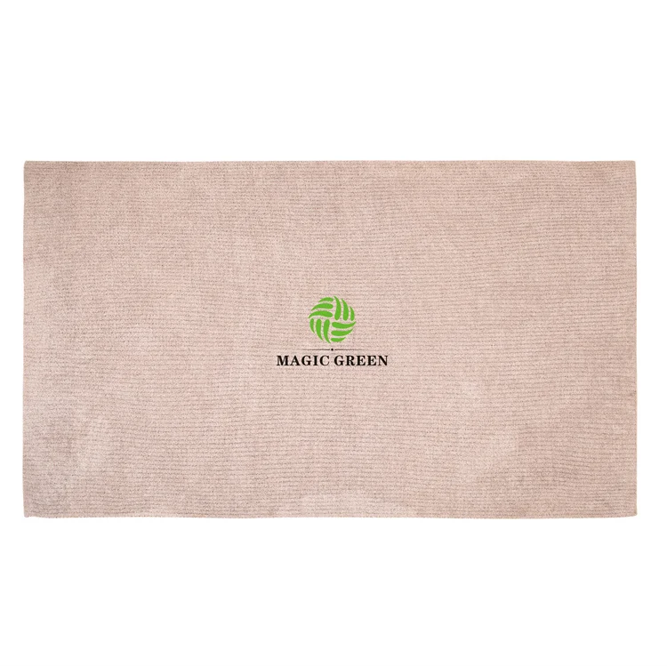 Волшебное зеленое облако с нулевым дефектом пушистое большое зимнее 100% Полиэстеровая полоса уютное ультра мягкое трикотажное одеяло из