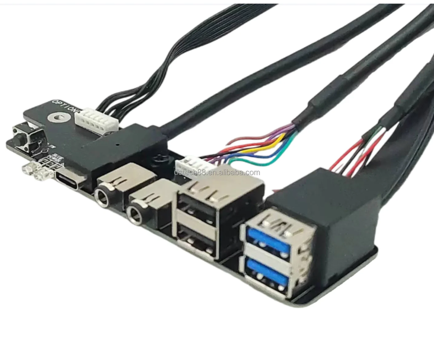 Mini Pc Computer Case Front Panel With Dual Usb 3.0 And Usb2.0 And Type