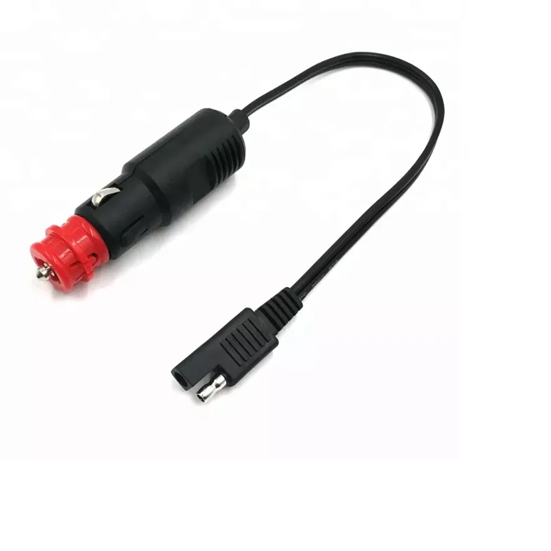 2 Pin Sae Plug Power Connector To O Ring Terminal Within Fuse Holder