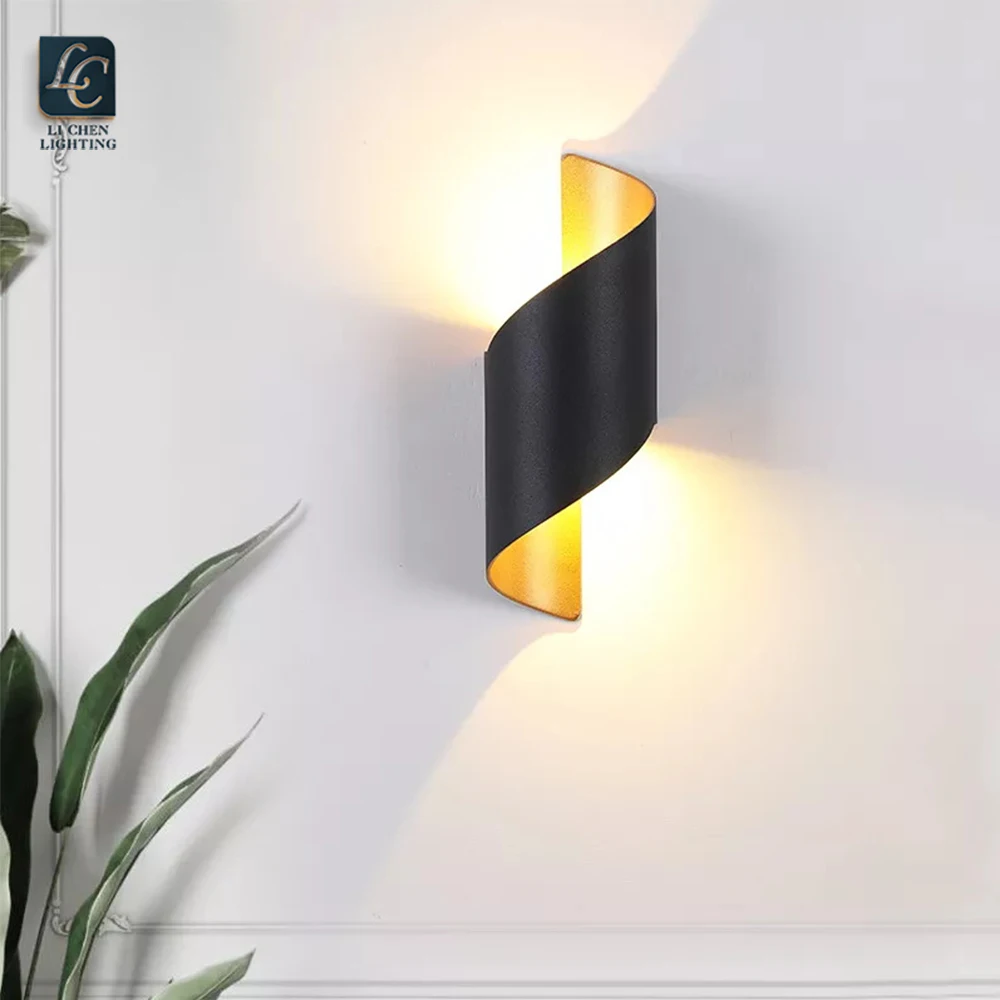 BD14 Hotel Outdoor Lighting Hanging Surface Mounted Lantern Corridor Modern Led Wall Lamp Ip65 up Down Wall Light   