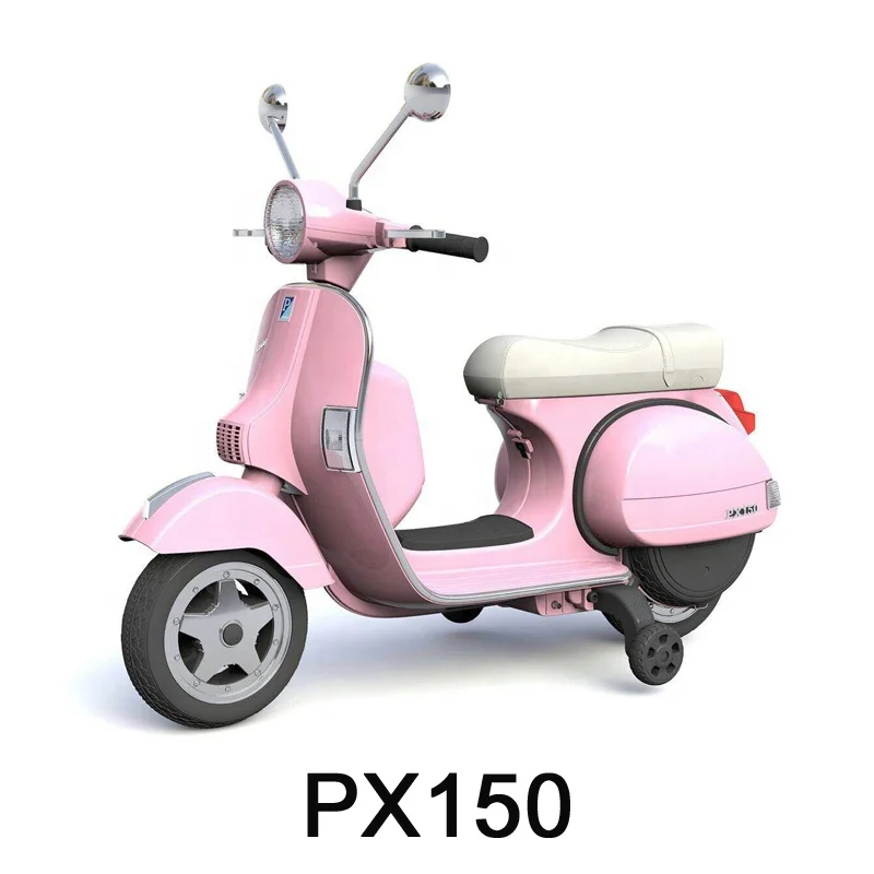 Licensed VESPA PX150 Kids Electric Motorcycle Ride on Toy Children Motorbikes
