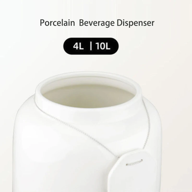 Porcelain hot milk dispenser 4L professional Casselin