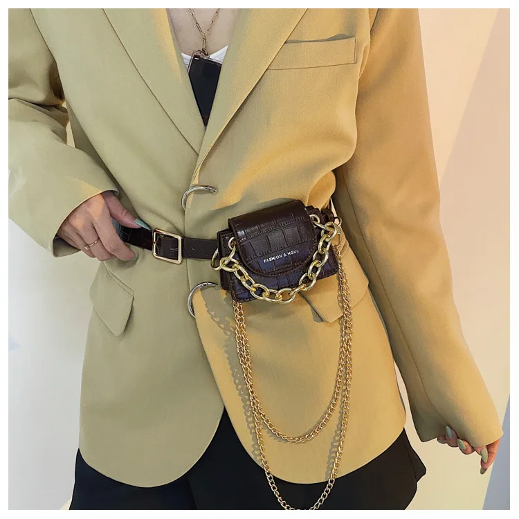 Trendy Belt Waist Bags for Ladies All Seasons Fashion