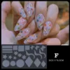 Molde para uñas estilo f