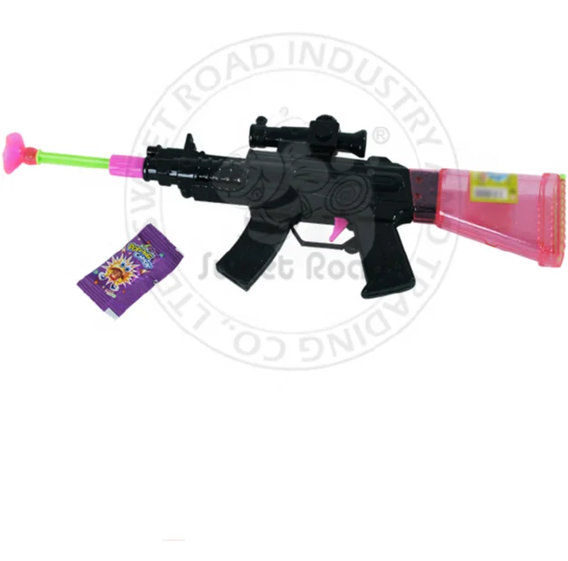 Heavy Machine Guns Candy Toy with Press Candy and Popping Candy