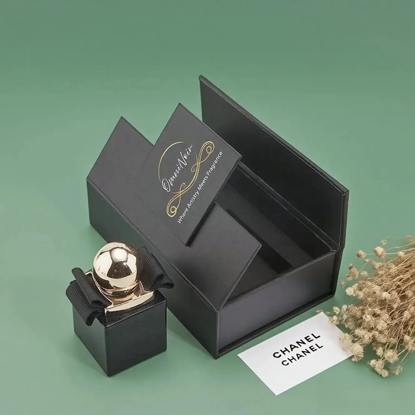 Sustainable Fragrance Paper Boxes | Custom Sculpted Cavities & Crush-Proof Structure for Collector Editions