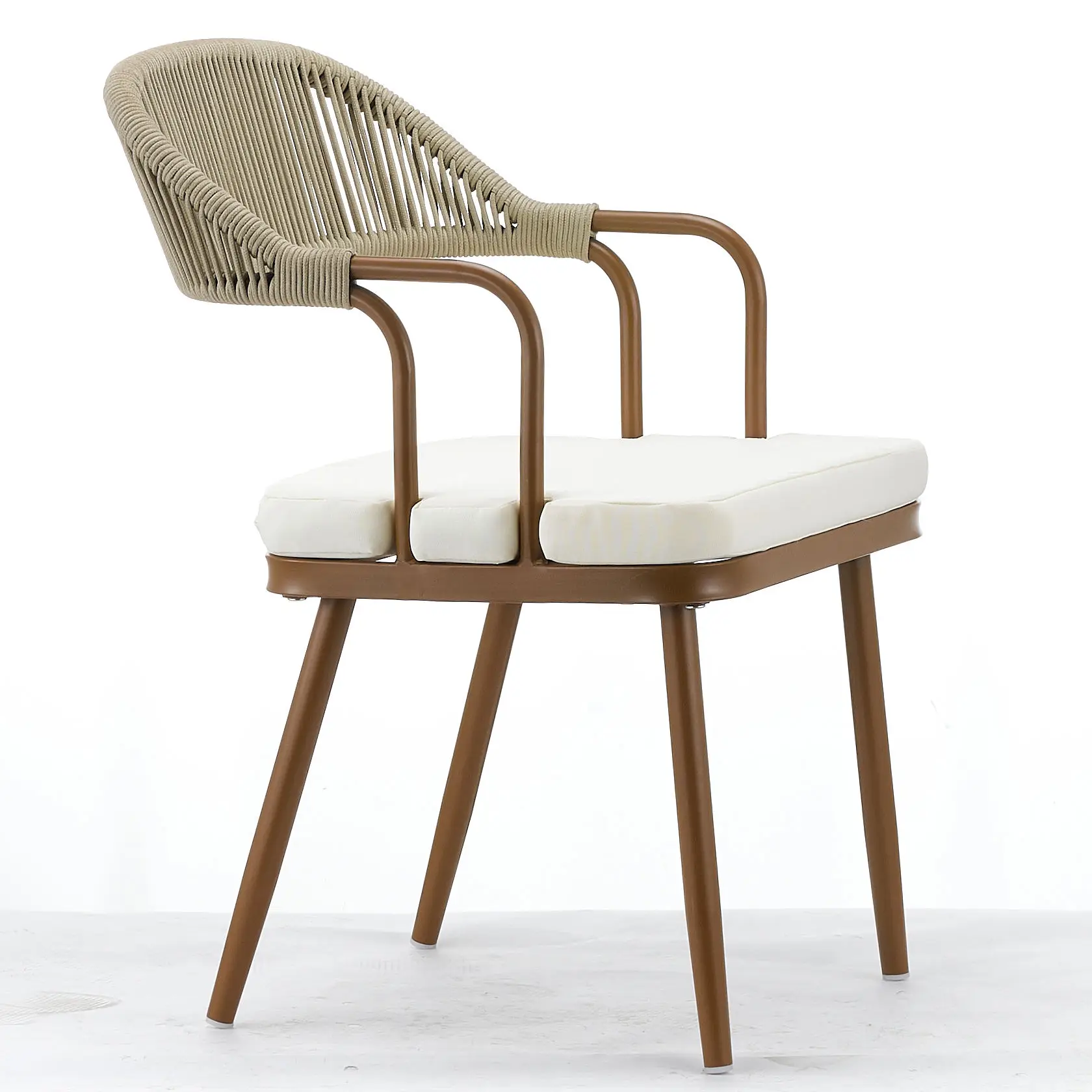 product waterproof wicker rattan outdoor dining chair for cafe restaurant living room modern design luxury-4