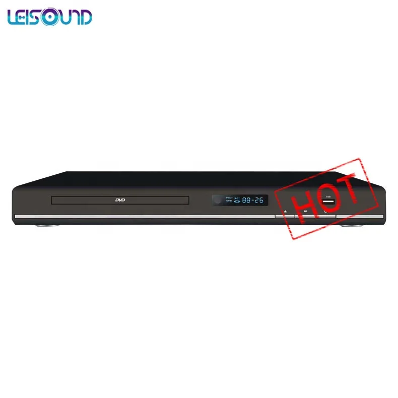 leisound三洋镜头便携式家用h d m i dvd播放器家用卡拉ok播放器带mtk