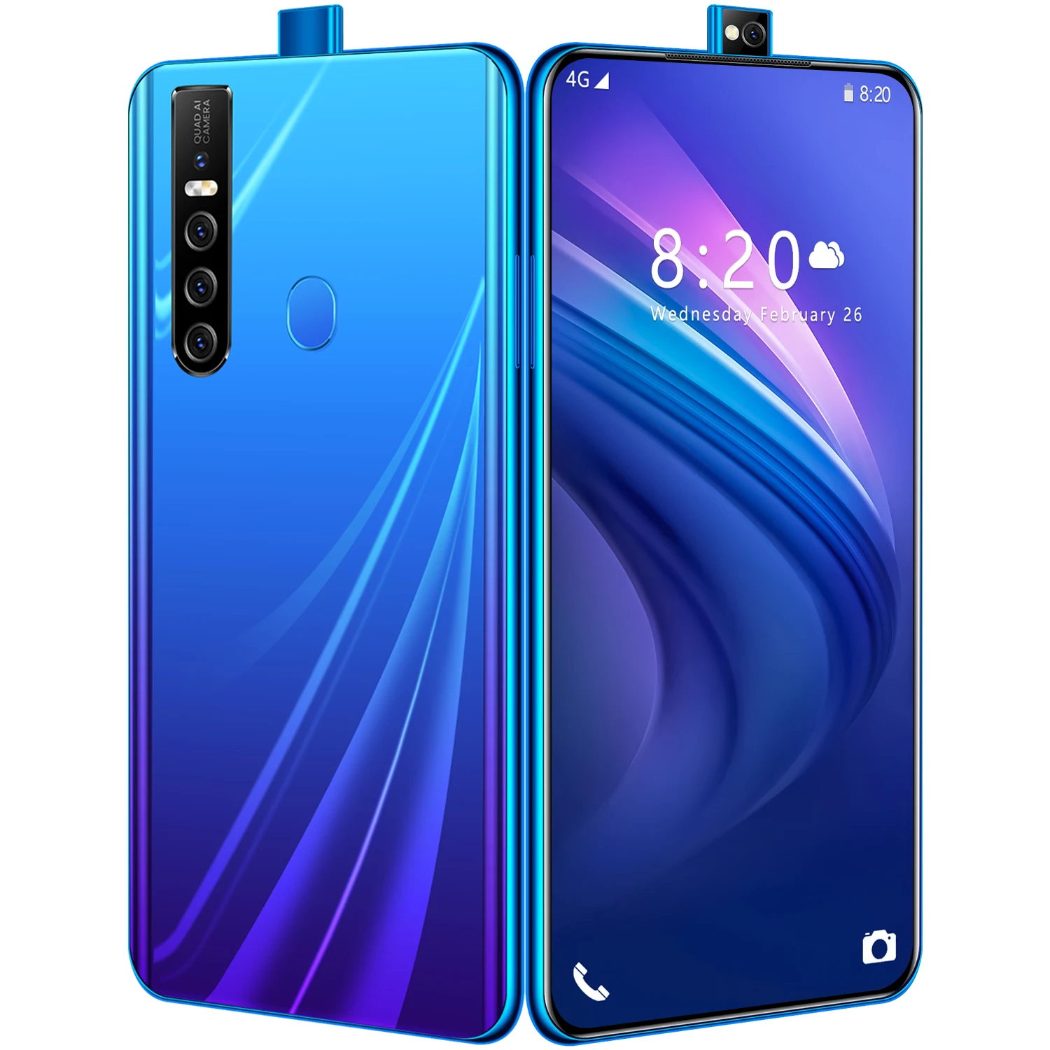 
 НОВЫЙ разблокирован смартфон Nex 4S 6,7 дюймов с двумя сим карты уход за кожей лица/отпечаток пальца ID аппарат не привязан к оператору сотовой связи Android 10,0 8 ГБ + 256 ГБ Celulares  