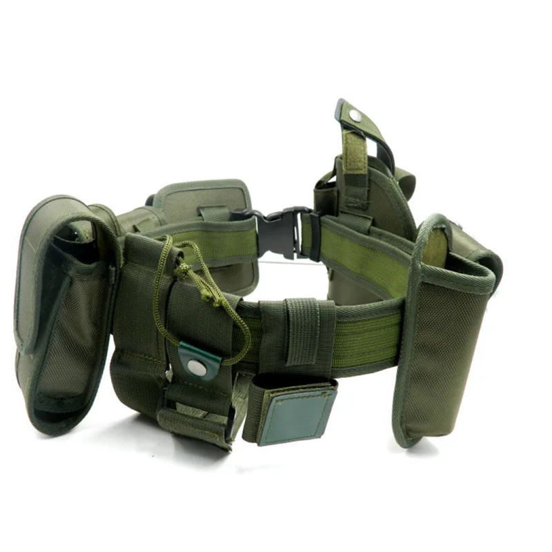 Hot Selling Adjustable Training Durable Multi Functional Outdoor Security Belt Oxford Camouflage Waist Belt