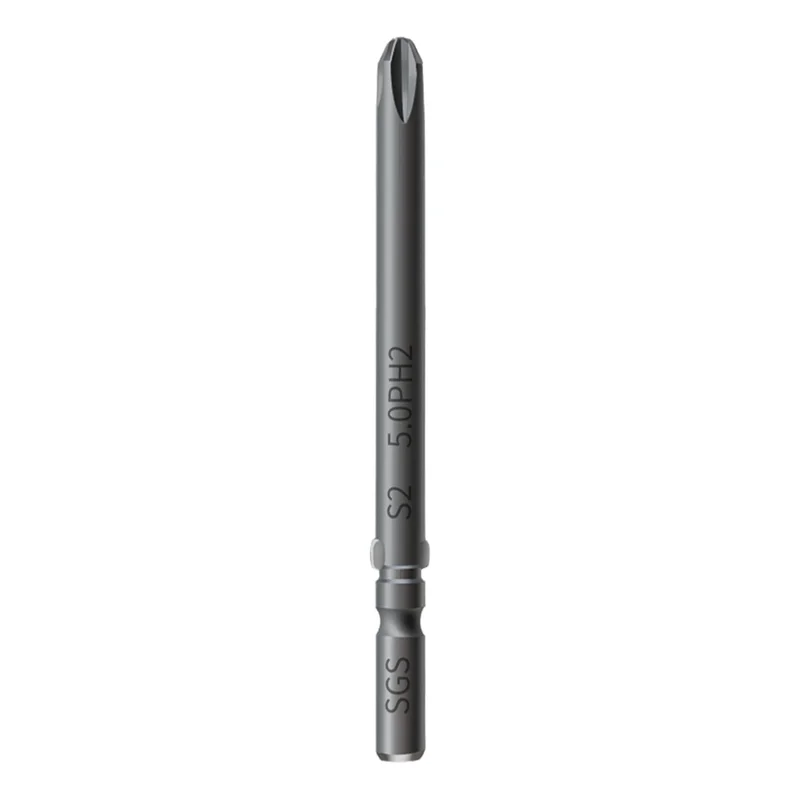 MOYOTEC Factory Direct 6mm Strong Magnetic S2 Material 60mm-100mm Single Head Phillips Electric Bits