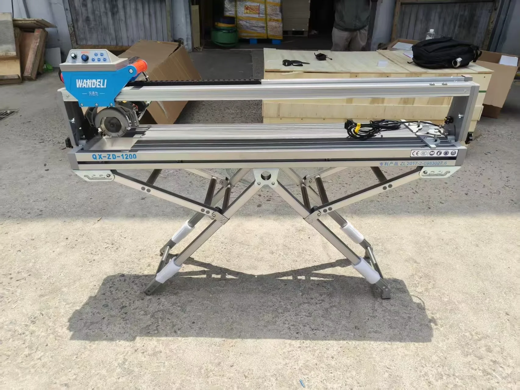 Wandeli Portable QX-ZD-1200 Electric Tile Cutter Machine for Stone