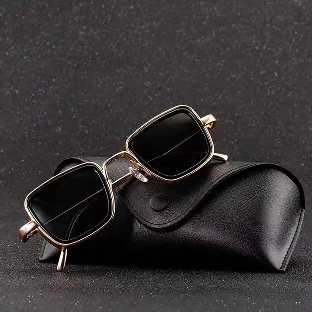 58157 Men Designer Fashion Uv 400 Ce Metal Luxury Retro Oversized square Sunglasses