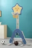 Star Basketball Hoop + Ring Toss (with Golf Clubs)