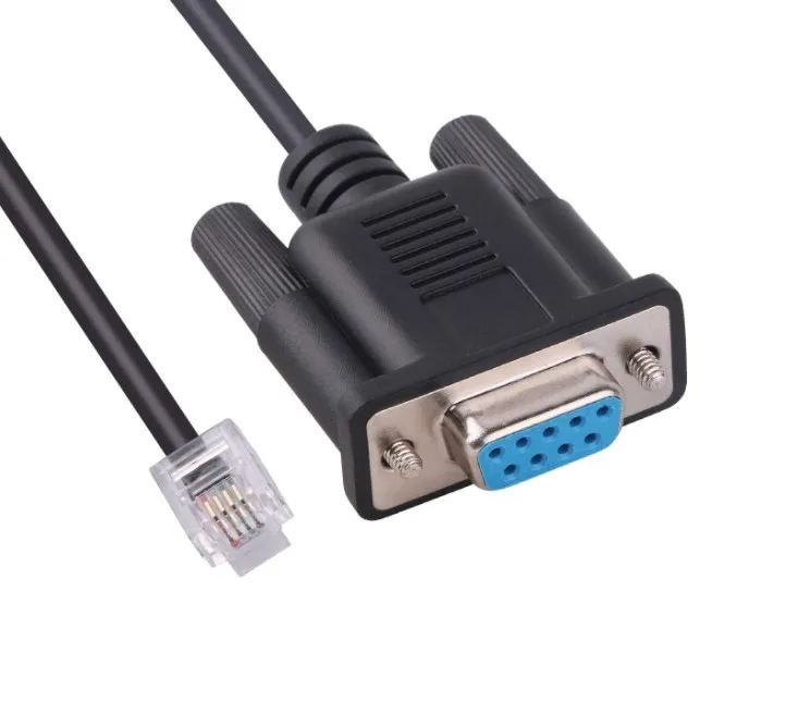 Câble Adaptateur RJ11 RJ12 6P4C/6P6C - Rallonge 25 Cm Pour Connexion Téléphonique Ou Modem