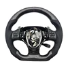 หนังเจาะรู + คาร์บอนไฟเบอร์ + ตะเข็บสีม่วง + ไม่มีปุ่มพาย