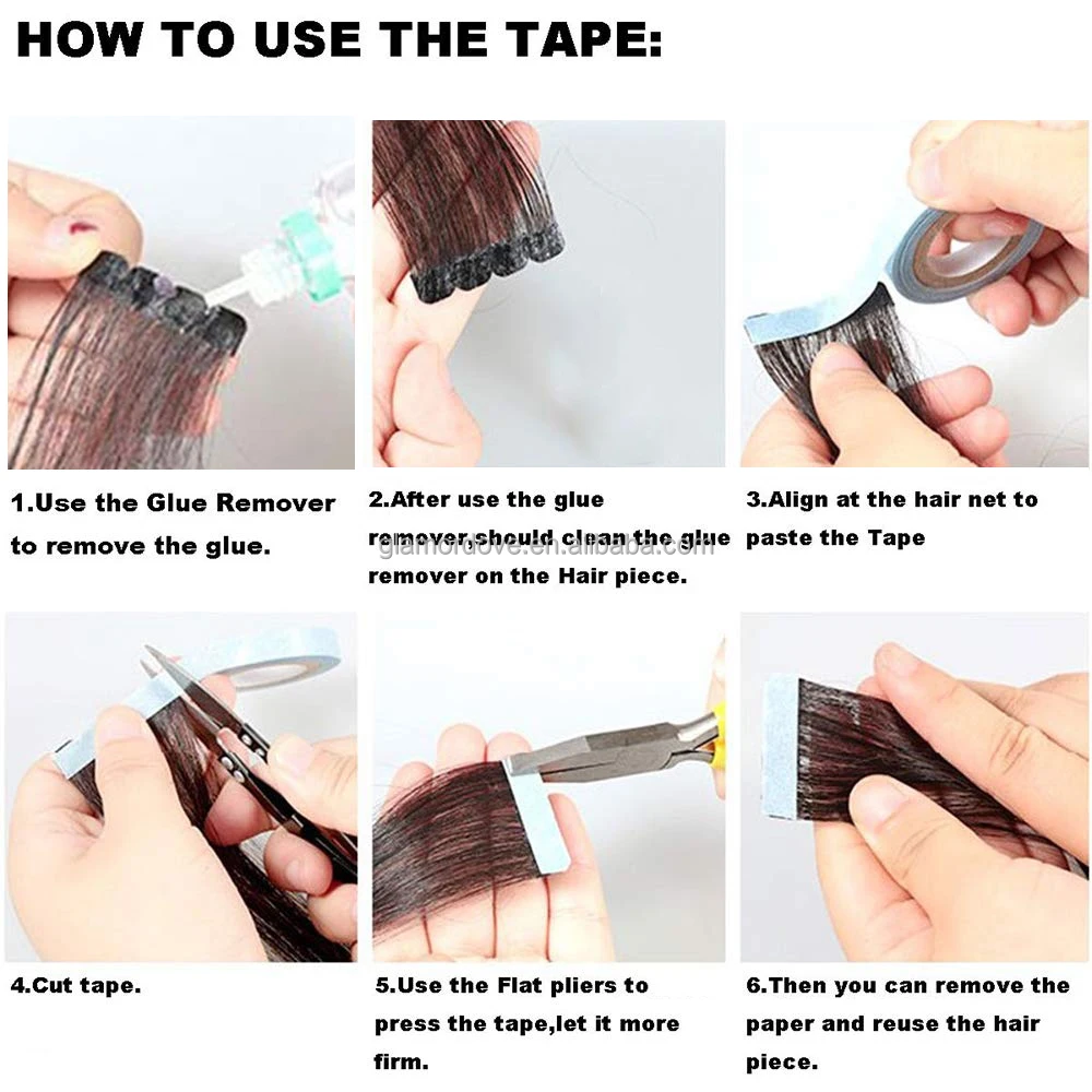 Glamordove 36yards Double Sided Adhesive Replacement Skin Tapes For