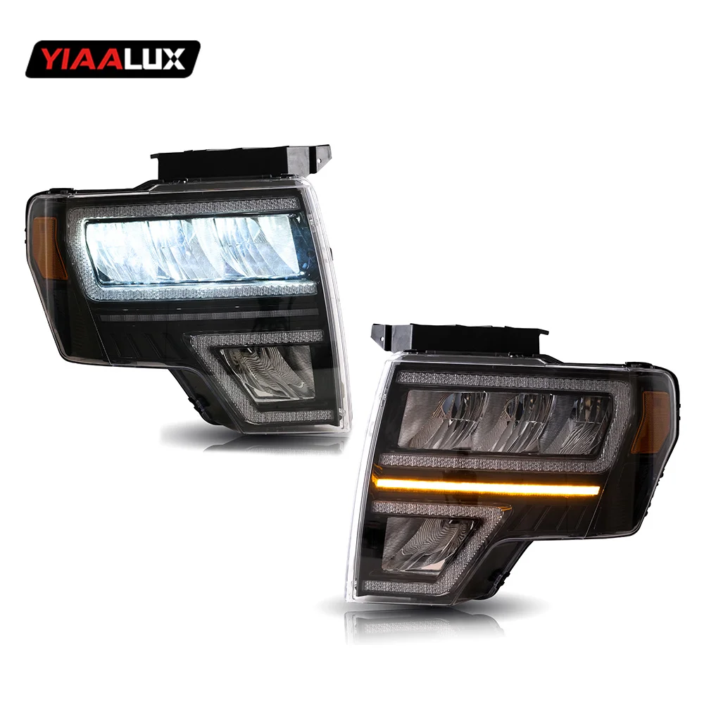 Vland Wholesales New design upgraded Headlight Assembly For Ford RAPTOR F150 Headlight 2009-2014 Head Lamp