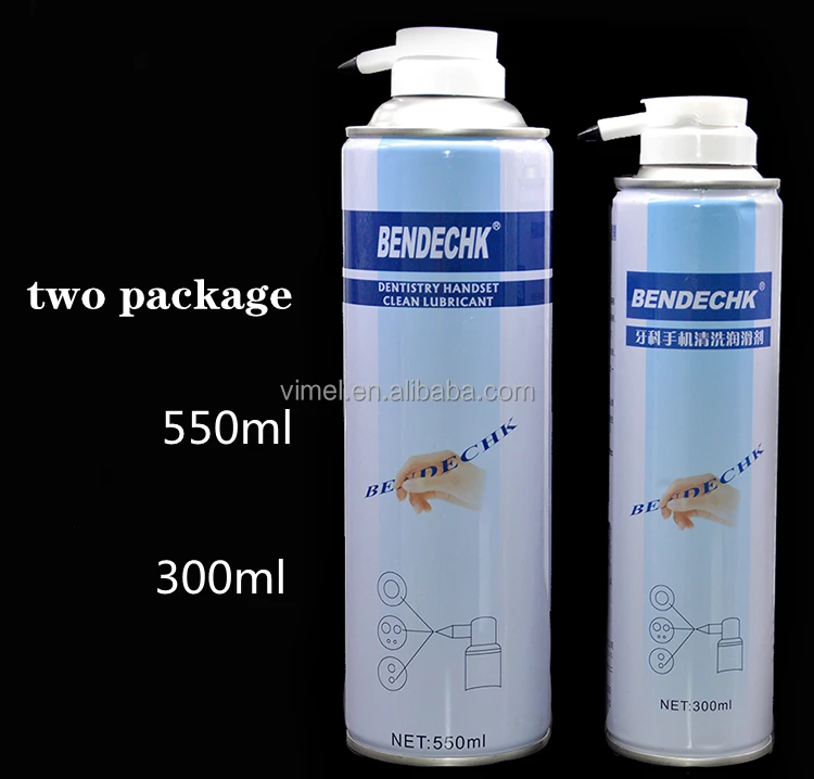 550ml 300ml Bendechk Dental Lubricant Handpiece Oil Lubricating Hi