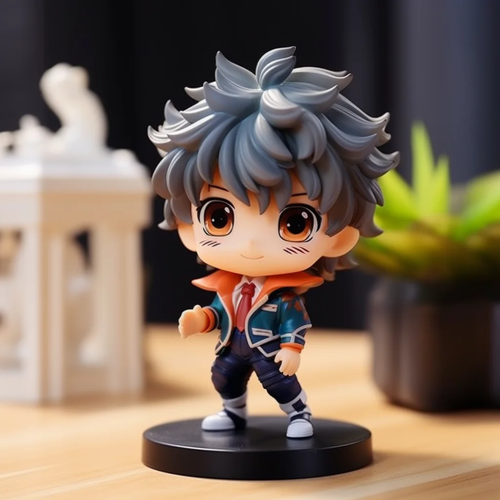 Пластиковая 3d аниме девушка фигурка мультфильм Статуэтка