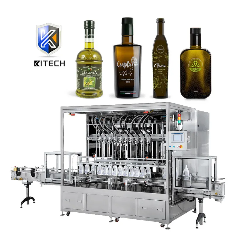 500ml 1L Automatic High Speed Olive Oil Bottle Filling Machine Oil Bottle Packing Machine