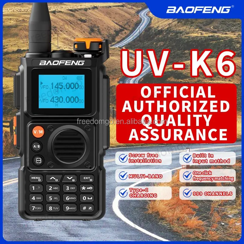 Radio portatile Baofeng K6, unboxing e panoramica | Sezione
