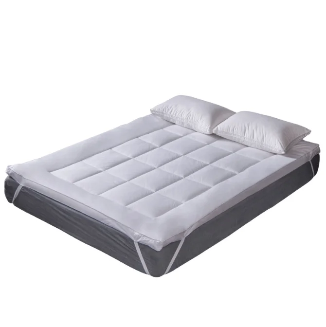Five Star Hotel Bed Mattress Topper With Cotton Fabric Cover Premium Soft Cooling Sleep Matress Topper for Adults Custom Size