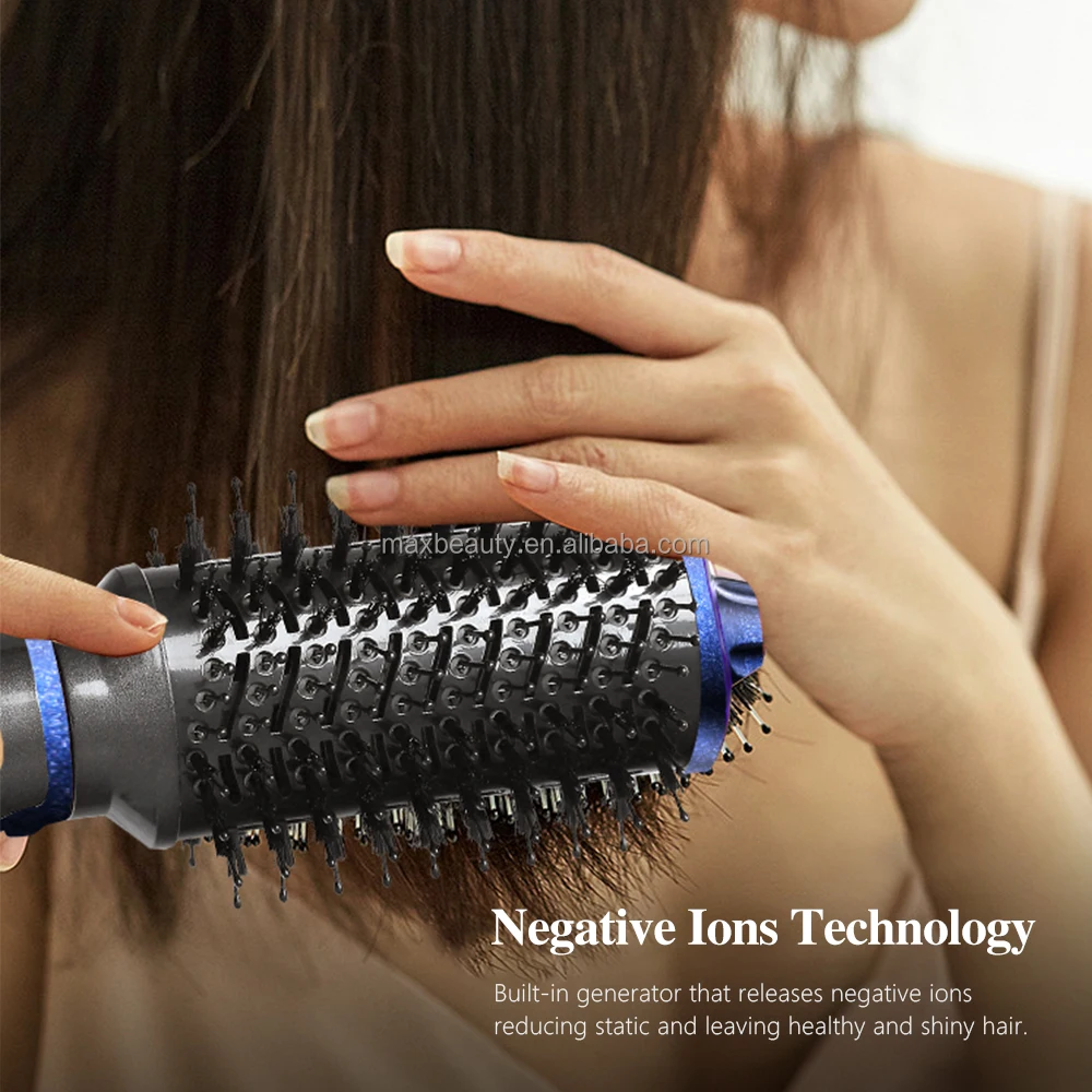 Max Beauty Hair Straightener Brush Negative Ion in Hair Styling Tool  Set Hair Dryer and Hot Air Brush
