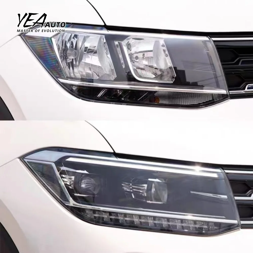 product car headlight glass lampshade cover lens for vw for volkswagon t cross head light lens cover 2019 2020 2022-7
