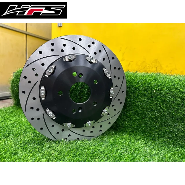New Arrival Brake Rotor Set 380Mm Performance Brake Rotors Comfortable  Universal Adapter and Brake Discs Made in Taiwan