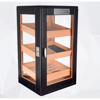 Glass Display Humidor Cigar Box Humid And Moisture Cabinet - Buy Cigar ...