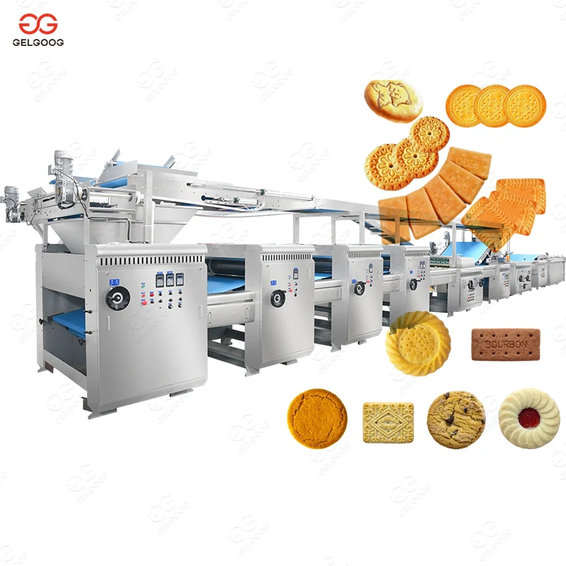 Factory Price Hard and Soft Biscuit Production Line with Biscuit Cream Sandwich Machine