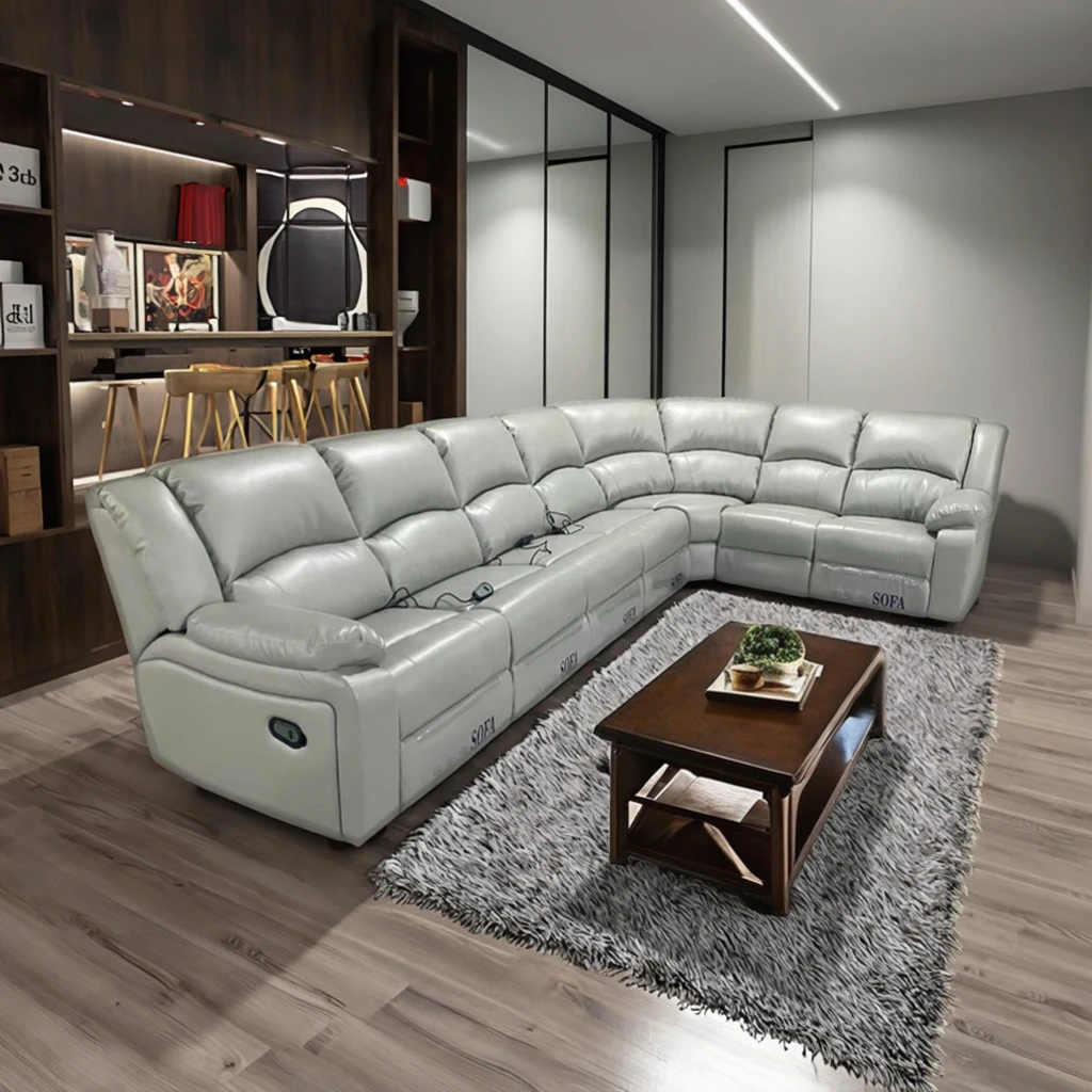 R808 Home Theater Electric Recline - Popular Sectional Sofa