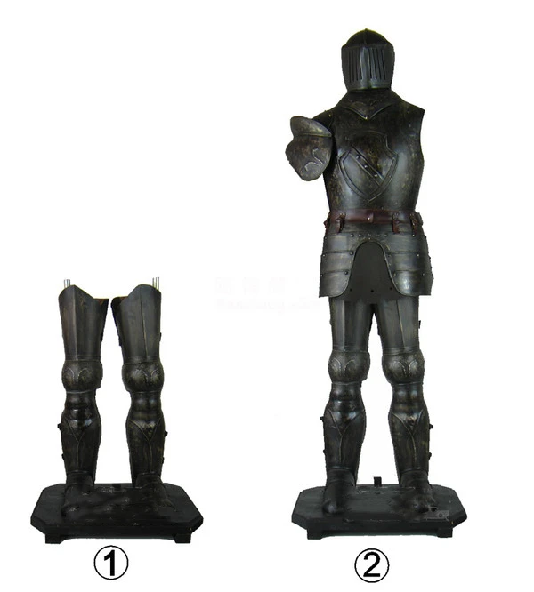 ヨーロッパスタイルの中世の鎧騎士モデルバーウエスタンレストラン家具