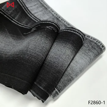 Wholesale stock polyester rayon high quality soft summer stretch printed denim fabric for jackets skirts