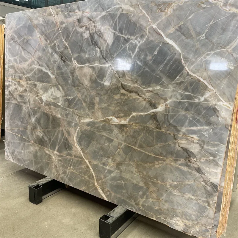 product china grey jungle marble tile  slab for interior wall grey marble tiles for wall and floor-0