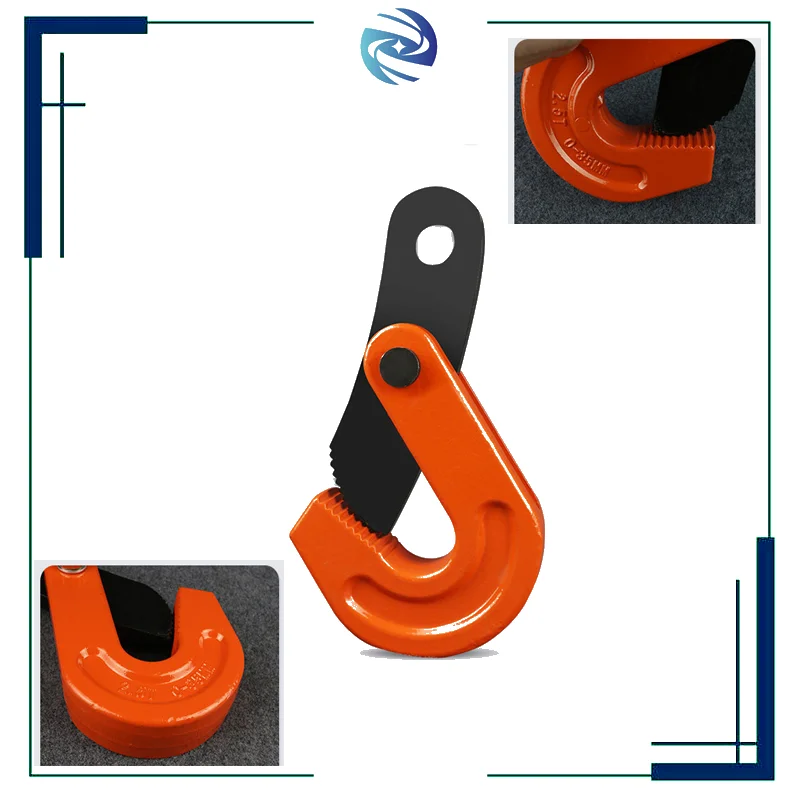 L Type 1-10 Ton Plate Clamp Versatile Vertical Steel Clamp for Assembly of Sheet Metal with Automatic Safety Mechanism