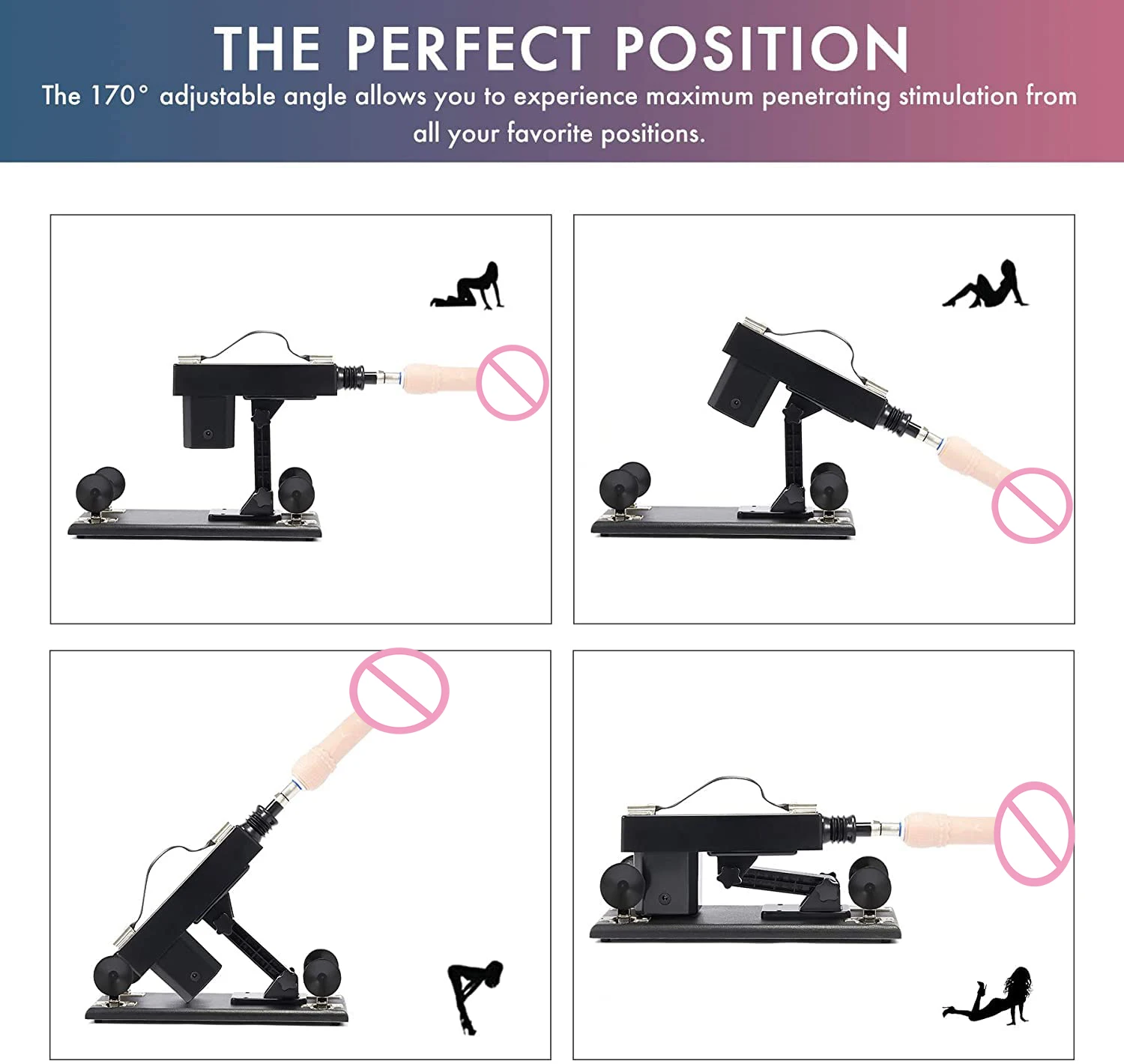Multi Speeds Automatic Sex Machine Adjustable Angle Dildo Machine Realistic  Dildos Adult Sex Dildo Sex Toys for Women