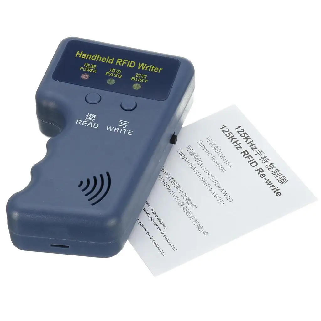Handheld RFID Scanner 125KHz ID Card Reader RFID Duplicator