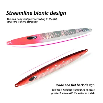 New Arrival 3D Printed Natural Style Artificial Hard Bait Lead Fish Lure Boat Fishing Tuna 130/160/180g Without Hooks Wholesale – Hard Lure – view 5