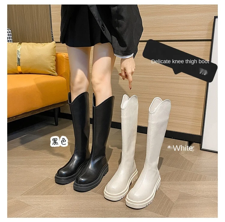 Stivali Da Equitazione Donna 2021 Primavera E Autunno Nuovo Stile Stivali  Bianchi Tacco Spesso Stivali Alti Western Stivaletti Plus Size - Buy Stivali  Da Equitazione Da Donna,Stivali Bianchi,Stivaletti Western Boots Product on