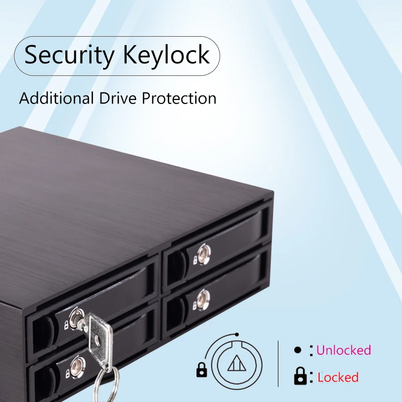 NVME 4bay SSD Enclosure Secure Efficient Storage