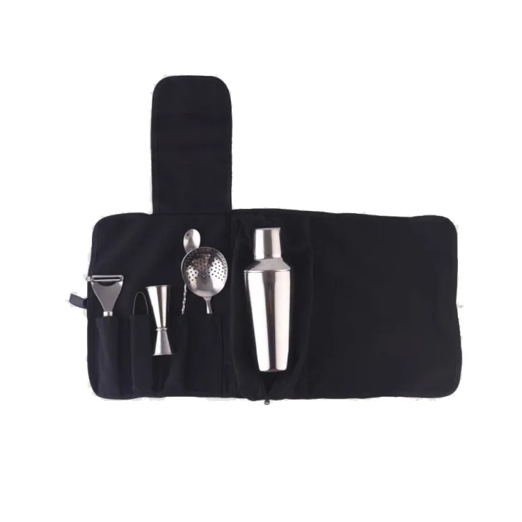 Wholesale Cocktail Shakers Bartender Kit Bar Tools Metallic Cocktail